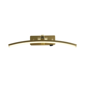 Aplica de perete LED pentru oglinda sau tablou Santorini alama, L-40cm 221847 universul-luminii.ro
