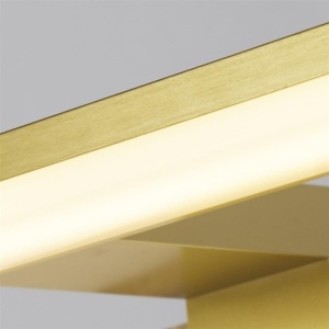 Aplica de perete LED pentru oglinda, tablou IP44 Kos, auriu 159397 universul-luminii.ro