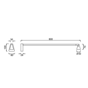Aplica de perete LED stil minimalist AFRICA - Img 3