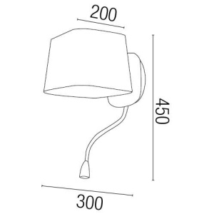 Aplica de perete LED Sweet 29950 51287 universul-luminii.ro
