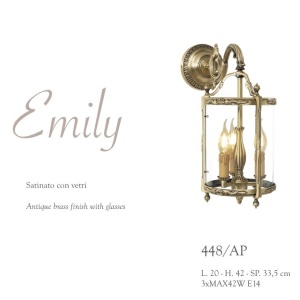 Aplica de perete LUX realizata manual Emily 62077 universul-luminii.ro