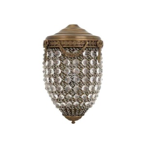 Aplica de perete mix timeless style, stralucitor, finisaj antique brass, Emperor 106133 HZ