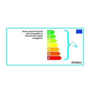 Aplica de perete moderna Chiarodi 232.102 rosu 47397 universul-luminii.ro