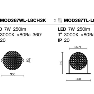 Aplica de perete, Moderna, LED, Mangata 244477 universul-luminii.ro