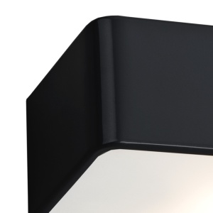 Aplica de perete moderna stil ambiental RODAN 40cm negru 103987 universul-luminii.ro