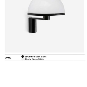 Aplica de perete neagra design minimalist DOME - Img 6