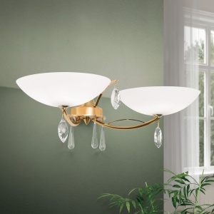 Aplica de perete OPALDESIGN, auriu mat - Img 2