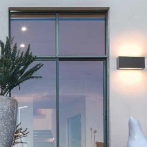 Aplica de perete pentru iluminat exterior IP44 Fannel grafit 59247 universul-luminii.ro