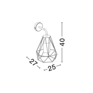 Aplica de perete pentru iluminat exterior IP54 ISIDORA NVL-870426 79287 universul-luminii.ro