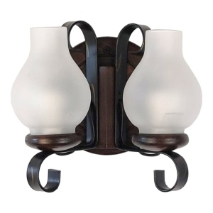 Aplica de perete rustica fabricata manual din lemn Roata WOOD-RO-AP2 177997 universul-luminii.ro