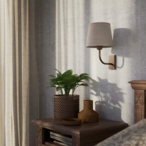 Aplica de perete stil clasic italian din alama Fiordo - Img 4