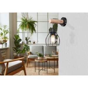 Aplica de perete stil natural minimalist MINA natur 117907 universul-luminii.ro