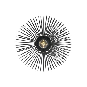 Aplica de perete/tavan design industrial Beroni negru 149137 universul-luminii.ro