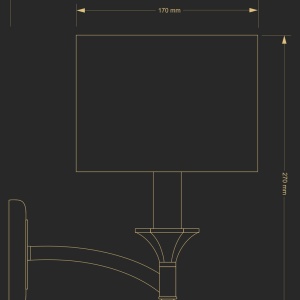 Aplica design clasic realizata manual Decor - Img 2
