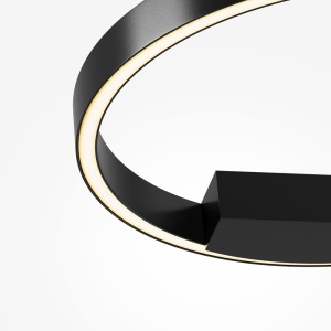 Aplica design modern LED Rim 40cm negru 595057 universul-luminii.ro