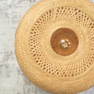 Aplica eco din bambus Palawan natur, 60x15cm 193867 universul-luminii.ro
