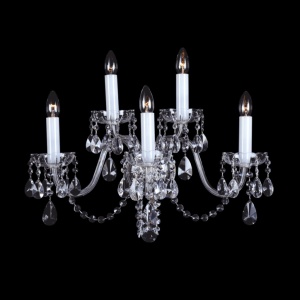Aplica eleganta cu 5 brate cristal Bohemia N21 918/05/1-A