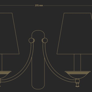 Aplica eleganta design clasic Cristal Scholer San Marino 78367 universul-luminii.ro