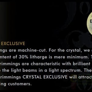 Aplica eleganta, design LUX Cristal Bohemia Exclusive NADINE II. CE 180047 universul-luminii.ro