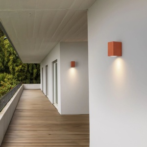 Aplica exterior 1xGU10, IP65 METO maro portocaliu