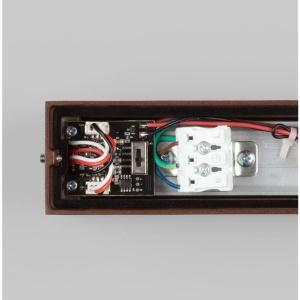 Aplica exterior corten liniara 22cm IP65 LED CCT PRISMATIC - Img 4
