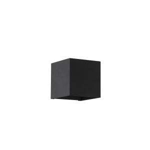 Aplica iluminat ambiental metal negru Newton Square 632737 universul-luminii.ro