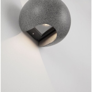 Aplica LED ambientala exterior IP65 SIMENTI Black Sandstone - Img 7