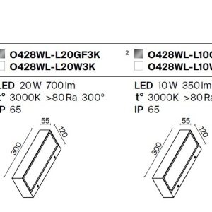 Aplica LED ambientala pentru exterior IP65 Lot grafit 227097 universul-luminii.ro