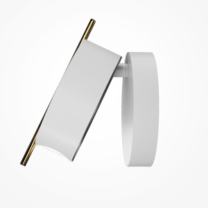 Aplica LED ambientala reglabila design modern minimalist Nuance alb/auriu - Img 3