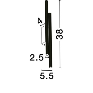 Aplica LED ambientala stil minimalist PARON 2 alb H-38cm 237937 universul-luminii.ro