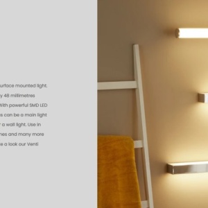 Aplica LED baie IP44 design liniar Venti 90 211767 universul-luminii.ro