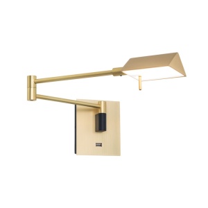 Aplica LED cu brat ajustabil BOSTON alama 156127 universul-luminii.ro