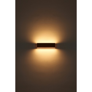 Aplica LED cu iluminat ambiental sus/jos SIEGFRIED Aplica LED cu iluminat ambiental sus/jos SIEGFRIED aspect lemn 12W 202987 universul-luminii.ro