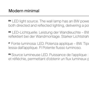 Aplica LED cu lumina ambientala si spot directionabil Combo 10W negru 184257 universul-luminii.ro