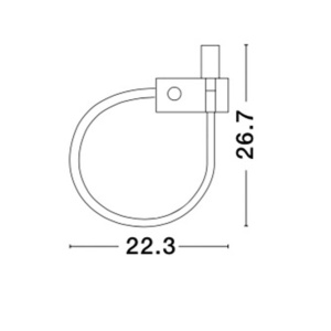Aplica LED cu spot directionabil design minimalist Geneva alba NVL-8126581 77657 universul-luminii.ro