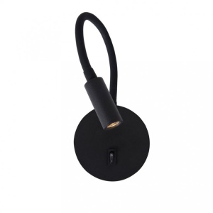 Aplica LED cu spot directionabil design minimalist Jaco neagra NVL-8140322