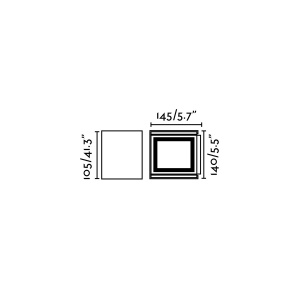 Aplica LED de exterior ambientala design modern IP54 OLAN alba 82487 universul-luminii.ro