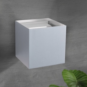 Aplica LED de exterior design modern ambiental IP54 Cube aluminiu 99427 universul-luminii.ro