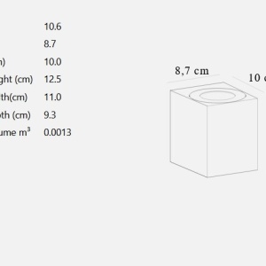 Aplica LED de exterior iluminat ambiental IP44 Canto Kubi 2 negru 230107 universul-luminii.ro