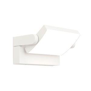 Aplica LED de exterior reglabila IP54 GINGE alba 157267 universul-luminii.ro