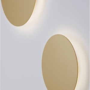 Aplica LED de perete design ambiental CYRCLE 30cm aurie 204107 universul-luminii.ro