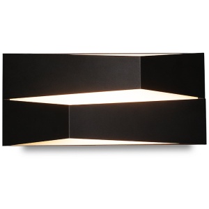 Aplica LED de perete design modern FUJI 14W neaga - Img 1