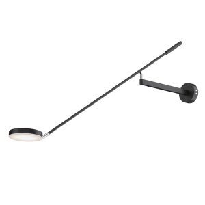 Aplica LED de perete directionabila design modern Fad negru mat