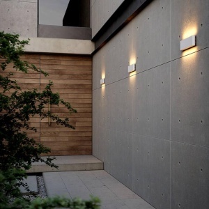 Aplica LED de perete pentru iluminat exterior modern, IP54 Kinver 26 alb 2118181001 NL 196957 universul-luminii.ro