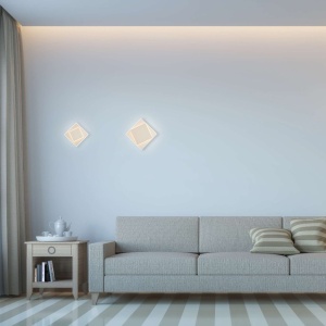 Aplica LED de perete/tavan DAKLA 12W alba 132247 universul-luminii.ro