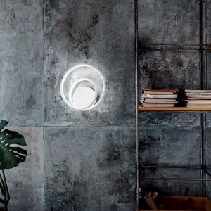 Aplica LED design modern circular OZ AP dali alba 44067 universul-luminii.ro
