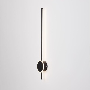 Aplica LED design modern minimalist CLOCK neagra - Img 1