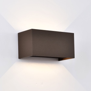 Aplica LED dimabila iluminat exterior ambiental IP54 DAVOS Double corten MA-8608