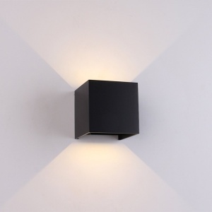 Aplica LED dimabila iluminat exterior ambiental IP54 DAVOS neagra MA-8601