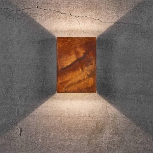 Aplica LED exterior cu iluminat up/down IP54 Fold 15 corten 2019051038 NL 190357 universul-luminii.ro
